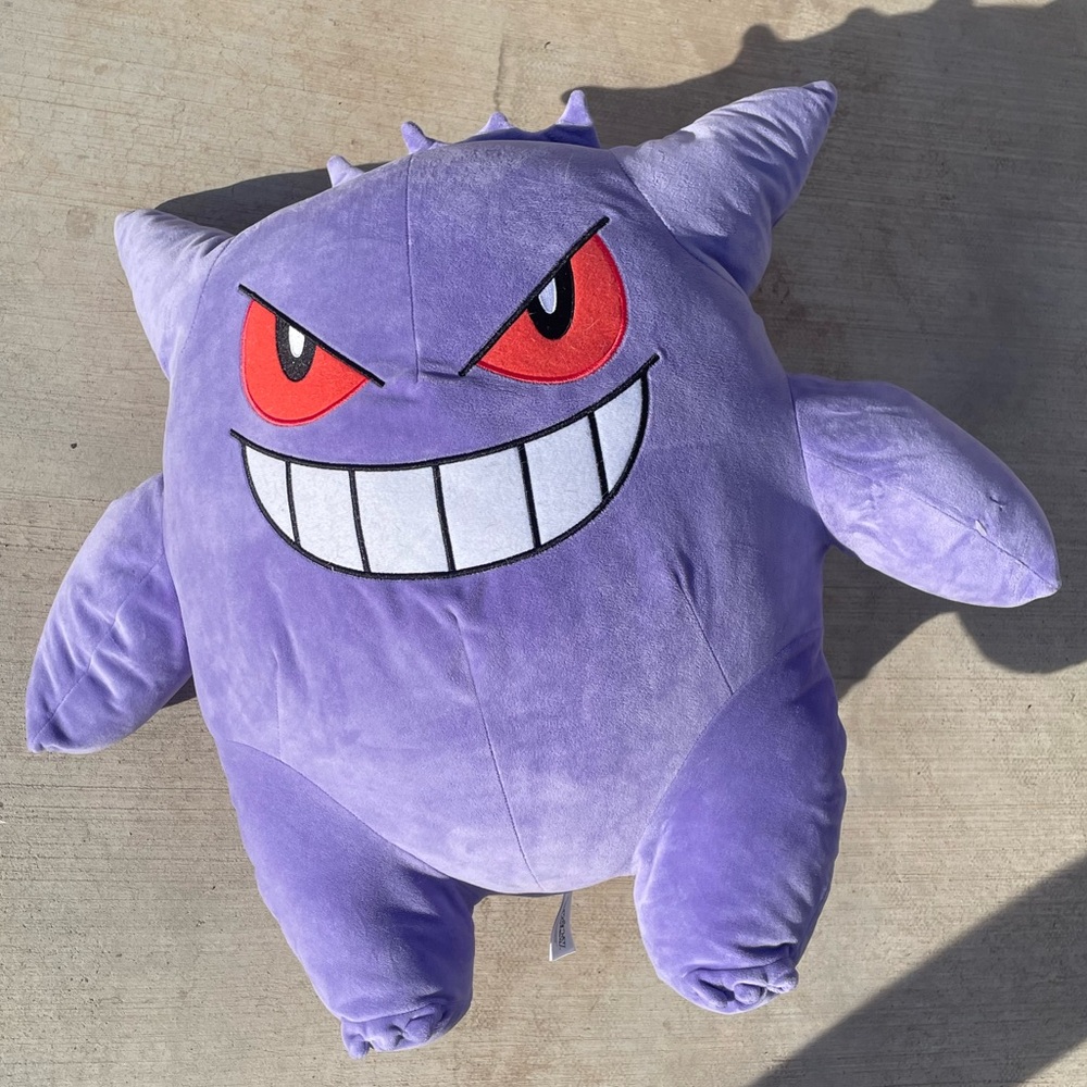 Pokemon 2024 Gengar 24" Inch Purple Large Plush Toy - Game freak Creature *